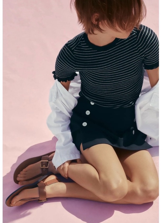 Zara Shoes - Zara Flat Buckle Sandals!